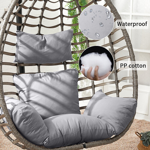 Living And Home Egg Hanging Chair Cushion Replacement Cotton Filled