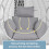 Living And Home Egg Hanging Chair Cushion Replacement Cotton Filled 3