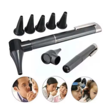 Mini Diagnostic Otoscope Kit 5 Speculas Magnifying Lens Led Light