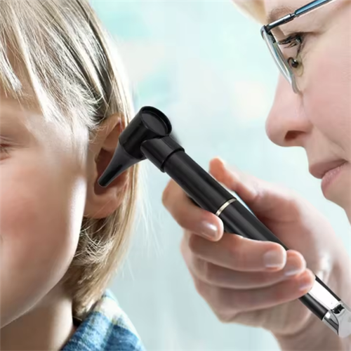 Mini Diagnostic Otoscope Kit 5 Speculas Magnifying Lens Led Light 1
