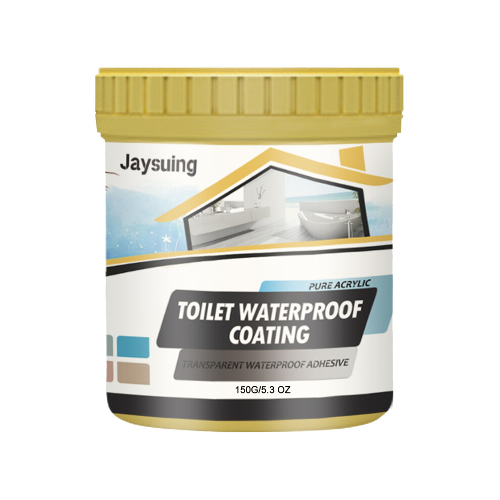 Jaysuing Waterproof Sealant For Leak Repair, Toilet Transparent Waterproof Adhesive External Wall Leak Proof Brick Waterproof Paint