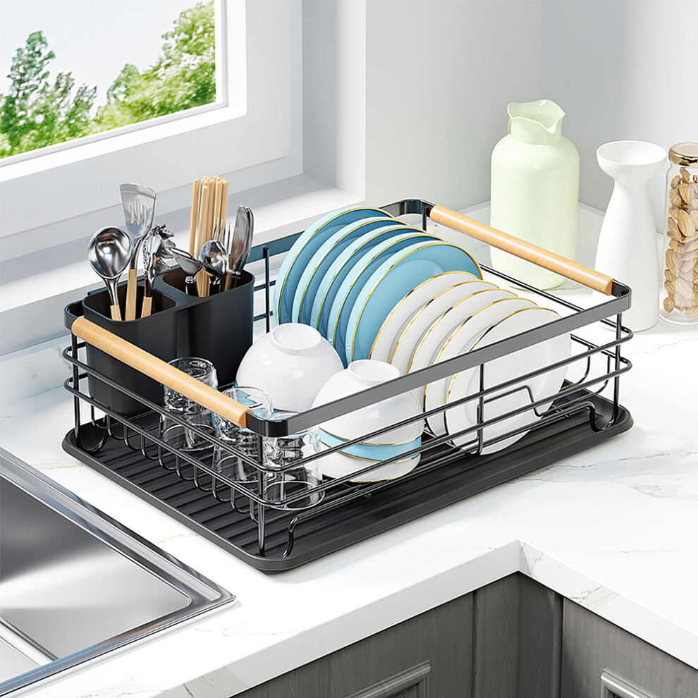 Black Iron Dish Drainer
