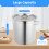 35L Stainless Steel Large Capacity Flat Bottom Insulated Soup Bucket 2