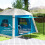 Outsunny (Blue) Outsunny Inflatable Camping Tent, Easy Setup 2 Man Tent 4