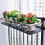 Living And Home Hanging Railing Planter Flower Pot Holder 1