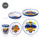Fireman Sam Fireman Sam Kids 6 Piece Cutlery Set Plate/Bowl/Cup/Knife/Fork/Spoon 3