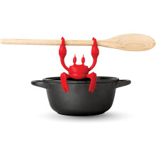 Red The Crab Silicone Utensil Rest Kitchen Gifts Silicone Spoon Rest