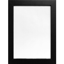 (Black, 50X70CM) BLACK PICTURE PHOTO FRAME WOODEN EFFECT VARIOUS SQUARE SIZE