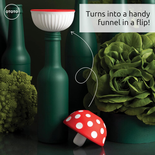 Mushroom Foldable Small Kitchen Funnel - Magic Mushroom 2