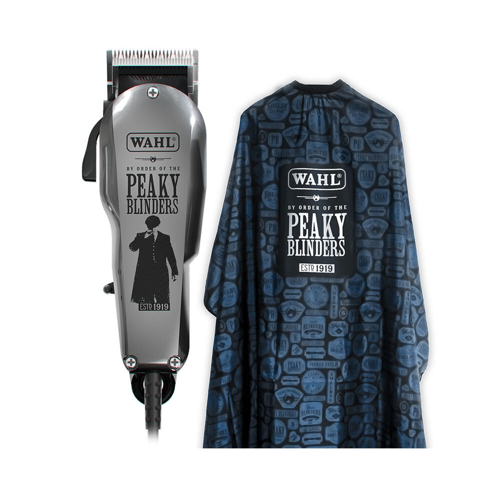 Wahl Peaky Blinders Super Taper Clipper & Cape Kit