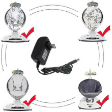 (UK)Charger For 4moms Mamaroo 4moms Rockaroo Electric Baby Swing Chair 1037 1026