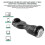 (black)H7 Hoverboard Wireless Bluetooth Speaker 3d Stereo With Radio Function 4