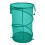 (Green)Dirty Clothes Basket with Handle Large Capacity Easy Access Breathable Versatile Laundry Hamper 1