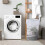 (Black)Dirty Clothes Basket with Handle Large Capacity Easy Access Breathable Versatile Laundry Hamper 2