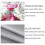 (91 x 31 cm,Solid Grey)Upgraded Scorch Resistant Printed pattern Ironing Board Cover Replacement with Drawstring and 2 Bonus Thickened Pads 2