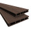 (Brown) Composite WPC Decking Boards x 5 Embossed Woodgrain 1