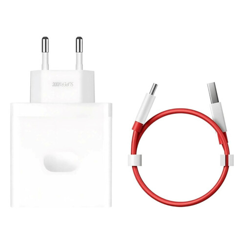 OnePlus OnePlus SUPERVOOC USB-A charger + USB-A / USB-C cable 100W White