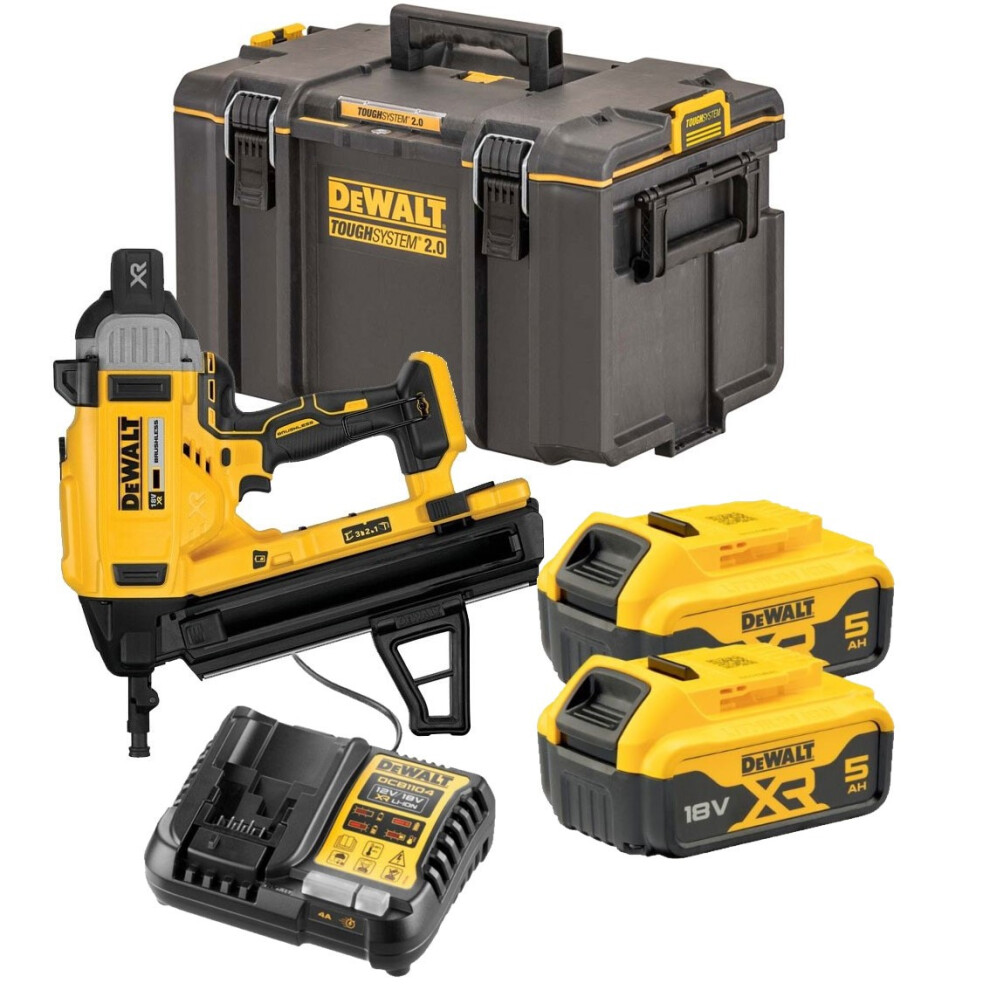 Dewalt DCN890P2 18v XR Cordless Concrete Nailer Nail Nailing Gun 2x 5.0ah + Case
