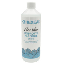 Hexeal Pure Value 99.9% Isopropyl Alcohol 1L – Disinfect, Sanitising & Cleaning