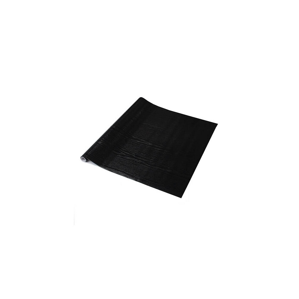 (67.5cm, 1m) BLACKWOOD sticky back plastic vinyl wrap film