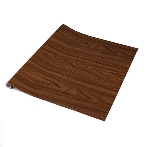 (67.5cm, 1m) WALNUT MEDIUM sticky back plastic vinyl wrap film