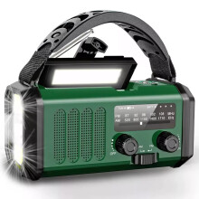 10000mAh Wind Up Solar Radio Hand Crank Emergency FM/AM USB Charger Led Torch UK