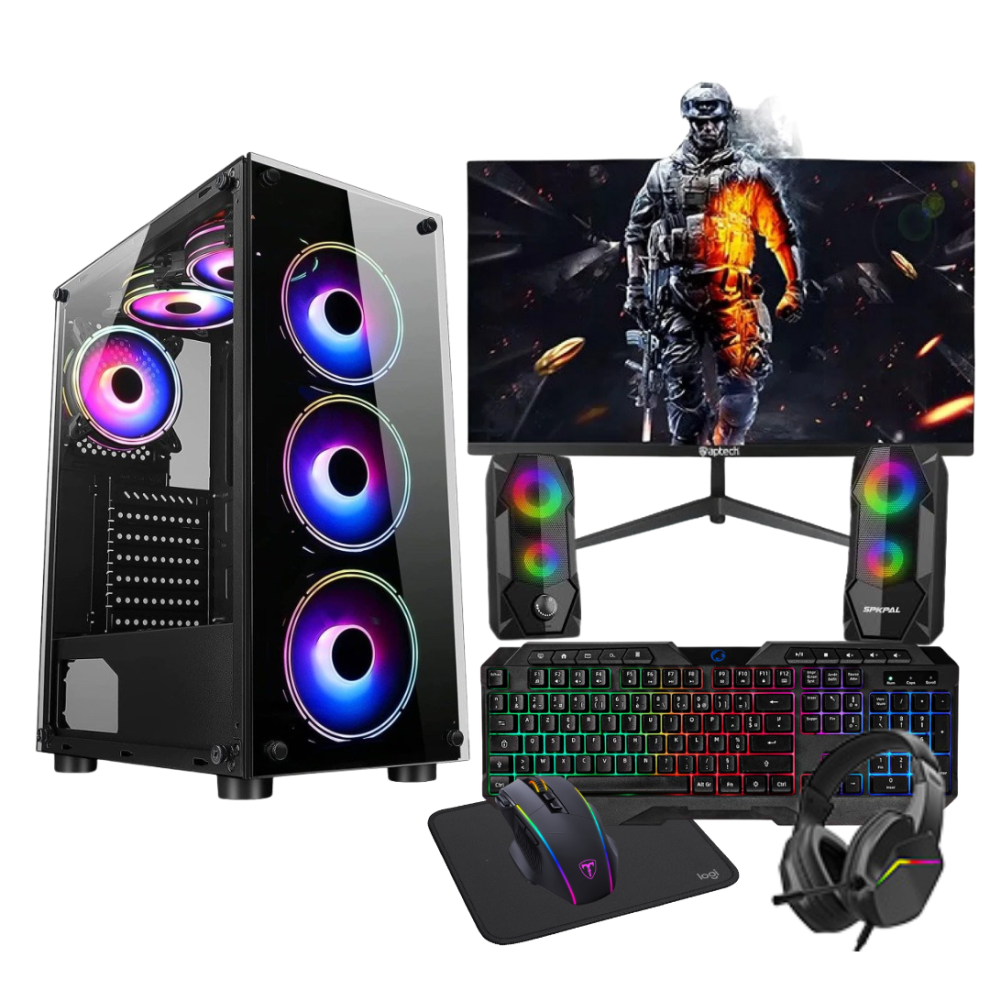 Gaming Pc Bundle Core I5 22" M Gtx1650 4Gb 16Gb Ram 256Gb Ssd+1Tb Hdd 884116212195
