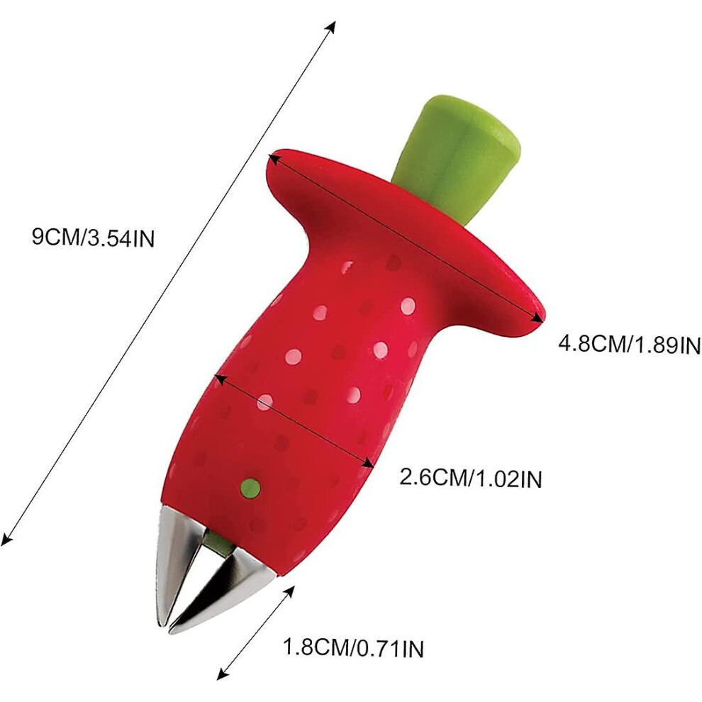 Strawberry Huller Tool Strawberry Stem Leaves Huller Gem Remover Strawberry Top Leaf Remover
