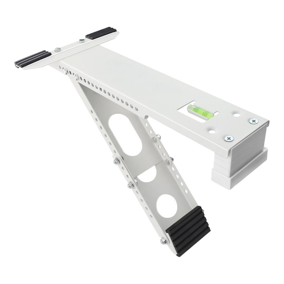 Support de climatiseur de fenêtre, tapis antidérapant et amortisseur réglable, support de sécurité pour climatiseur installé