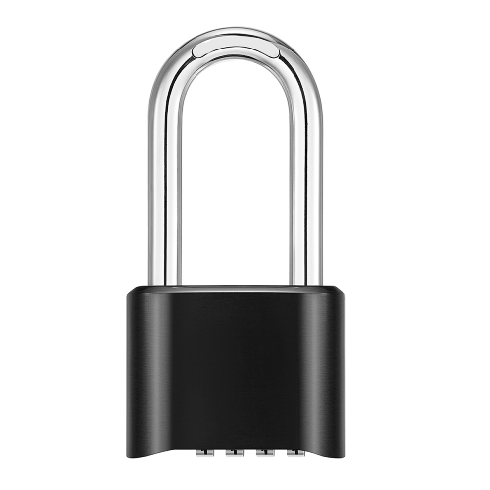 Shackle Combination Lock, Large Outdoor Weatherproof Padlock,Design Of Hidden Password, Resettable Lock Long 4852394681442