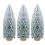 Snowflake Christmas Tree Mini Ornaments Desktop Decorations Small Items 20cm 2