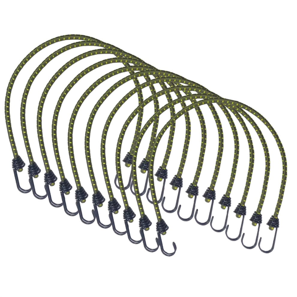 Corde élastique en caoutchouc haute élasticité avec crochets, pour tente d'extérieur, camping, bagages, outils, accessoires, B