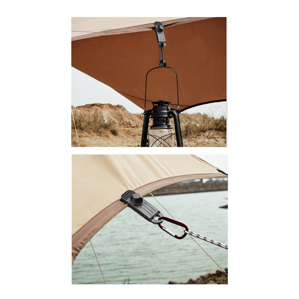 Pinces réutilisables pour auvent de tente, corde à vent extérieure, boucle pour auvent, camping, alpinisme, abris, accessoires