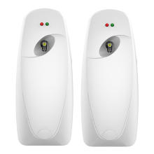 Automatische luchtverfrisser dispenser 2-pack, automatische sprays voor wandmontage voor commercieel en thuisgebruik
