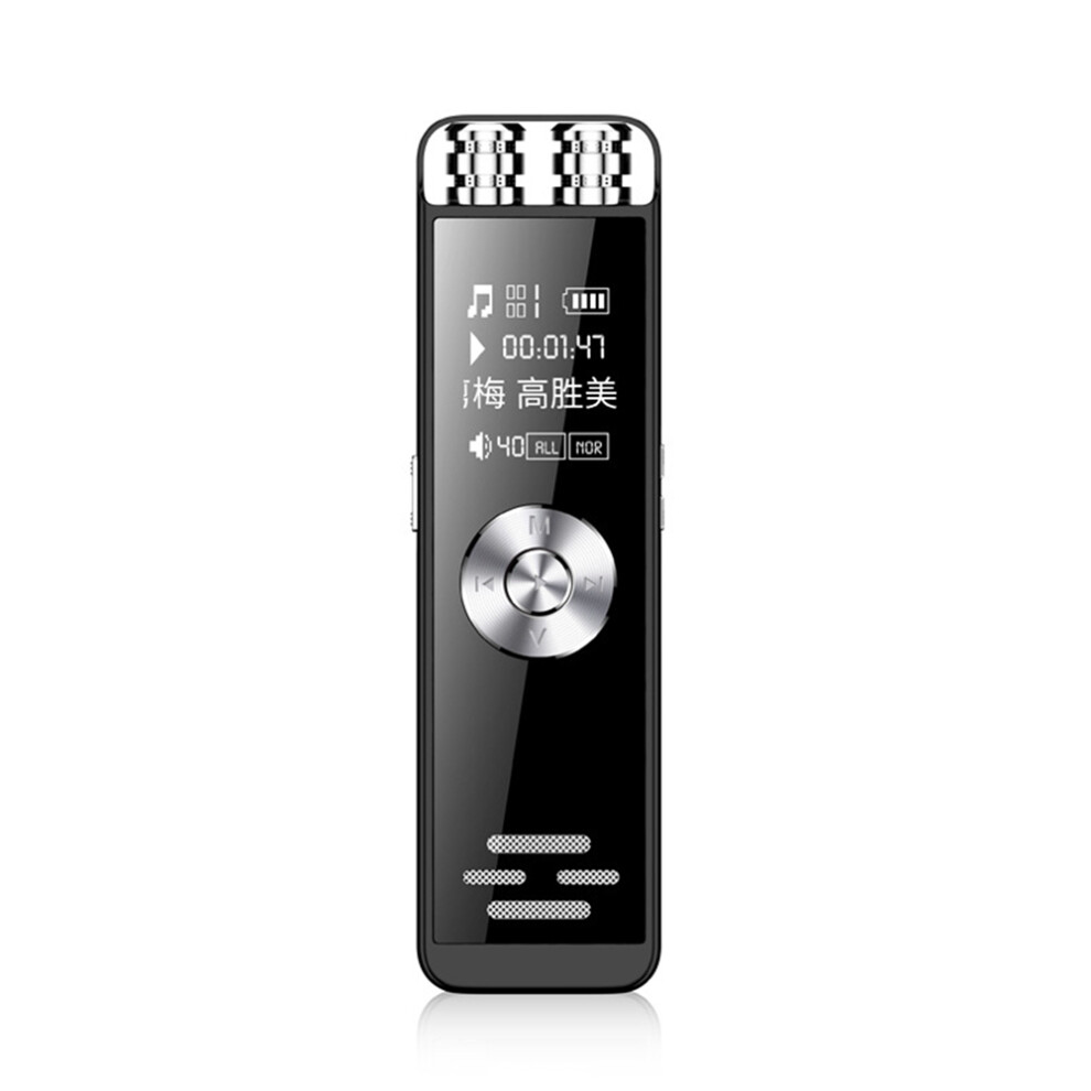 Mini Dual Microphone Digital Voice Recorder Long Battery Life MP3 Player LongTime Remote Recording Support TF,A-image-OPC-PGJWDFJ-NEW