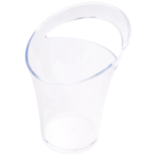 Clear Plastic Ice Bucket Bar Beer Wine Champagne Cooler for Home Kitchen Beverage Drinks Cooling Container