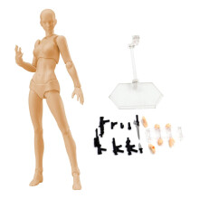 Tekenmodellen Figuurkunstenaar Tekenen Schilderen Model met Standaard Ondersteuning & Accessoires voor Kunstenaars, Man A