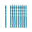 10pcs Tile Bit Blue Spade Drill Set High Hardness Eccentric Cordless Power Tools Accessories 8mm 1