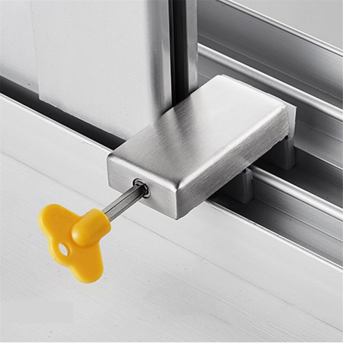 2PCS Adjustable Window Security Locks Limiters for Position Stopper Child Safe Sliding 2