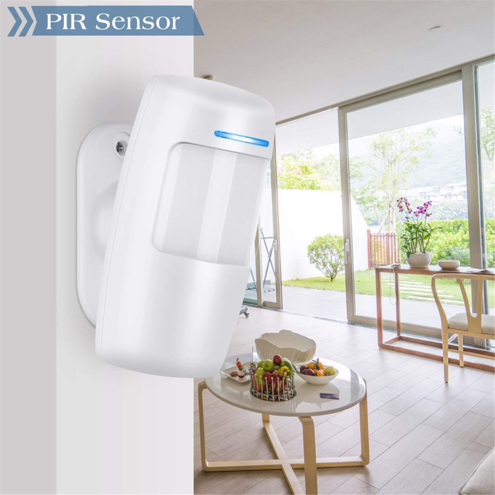 Pir Motion Detector Movement Sensor Accessory For Wifi + Rf433 Hub Security Alarm System Tuya Powered 4852394689356