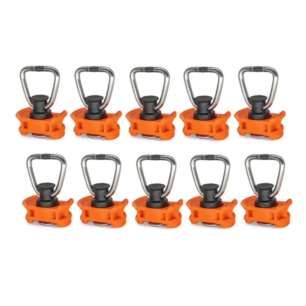 10 StüCk Einzelendbeschlag FüR Airline-Schienen-Zurrbolzen L-Schiene-image