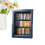 Μικροσκοπικό ράφι τσέπης Anxiety Wooden Tiny Book Library Stress Reliver Επιτραπέζιο 8