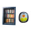 Μικροσκοπικό ράφι τσέπης Anxiety Wooden Tiny Book Library Stress Reliver Επιτραπέζιο 2