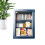 Μικροσκοπικό ράφι τσέπης Anxiety Wooden Tiny Book Library Stress Reliver Επιτραπέζιο 9