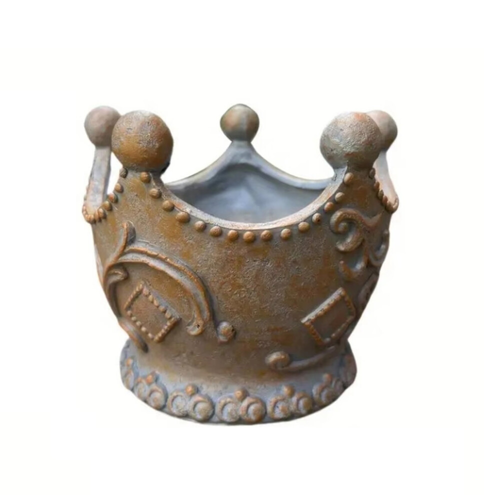 Jardinière en résine style rétro, pot de fleurs décoratif pour la maison, le balcon, la terrasse, l'intérieur et l'extérieur