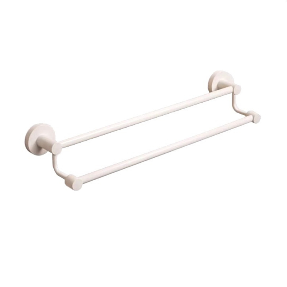 Double-Pole Bath Towel Bar Rack- Stainless Steel Rack Used in Bathroom. Heavy-Duty Wall