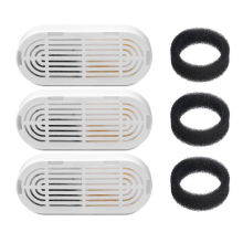 3 PCS Replacement Water Fountain Filters for 108oz/3.2L Stainless Steel Cat Dog Dispenser Sponges Foam