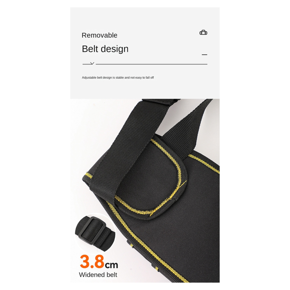 Borsa Portautensili, Ferramenta, Elettricista, Carpentiere, Marsupio, Grande Capacità