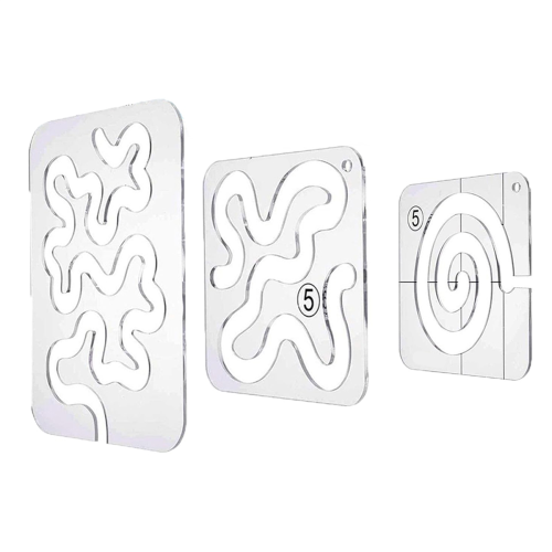 Utilizzo di modelli per quilting e righelli: per macchina - Modello a movimento libero, righelli per quilting