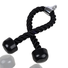 Bizeps Seil Pull-Down Training Trizeps Spannung Gym Fitness Ausrüstung Zubehör 70CM Doppel Ende